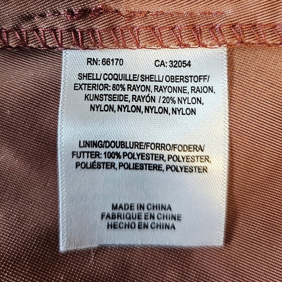 Jenny Yoo Logan Women's Sleeveless Deep-V Velvet Column Gown, Cinnamon Rose, 22 - Picture 10 of 11